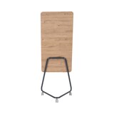 thumbnail of Bi-Office Ace Magnetisches Mobiles Whiteboard, 700x1000mm, Lackierte Stahloberfläche, Holz- und Anthrazit-Metallstruktur