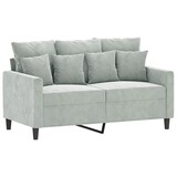 thumbnail of vidaXL 2-Sitzer-Sofa Hellgrau 120 cm Samt