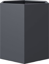 thumbnail of vidaXL Pflanzkübel Anthrazit Sechseckig 46x40x45 Stahl