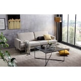 thumbnail of SalesFever Staande lamp rond | 1-lamp | lampenkap stof met houtdecor | metalen frame | B 38 x D 38 x H 151 cm | black-wood look