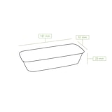 thumbnail of greenbox - Palmblatt Schälchen "Palmware®" 125 ml, rechteckig, 400 St.