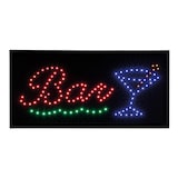 thumbnail of Securit® LED-Schild "Bar" – RGB LED-Beleuchtung mit verschiedenen Programmen – 220 V AC-Adapter – 130 cm Kabel