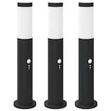 thumbnail of vidaXL Pollerleuchten mit Sensor 3er 50 cm Edelstahl IP44