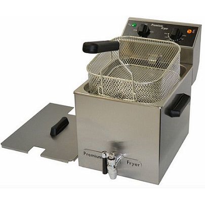 Roller Grill Friteuse électrique avec vidange 8 L