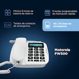 thumbnail of Motorola FW500 Telefone com SIM + linha fixa, backup 4G, até 8h bateria, teclas grandes, emergência