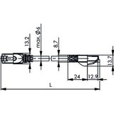 thumbnail of Telegärtner Patchkabel SFTP CAT 6A grau 5,0m