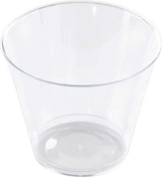 MONOUSO - Dessertglas aus Plastik für Eis 230ml (25 Stück)