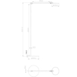thumbnail of Regina - Luminária de chão LED ajustável em metal, alumínio, A.135 cm, Fabas Luce - Luz LED integrada de 9 W, CCT (3000 K, 4000 K, 5000 K, 6000 K)
