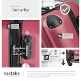 thumbnail of tectake Set di 3 valigie Talia con bilancia ed etichette 75 x 50 x 30 cm Rosso Vino