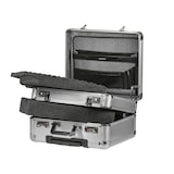 thumbnail of Alumaxx Multifunktions Koffer Alu Fotokoffer mit individueller Polsterung 2 Fächer Trolley Pilotenkoffer Aktenkoffer mit Rollen