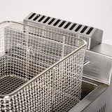 thumbnail of Romux® Friteuse À Gaz Naturel Professionnelle 17 Litres Simple de Table | Friteuse en Acier Inoxydable avec Robinet de Vidange 12000 W