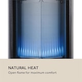 thumbnail of Bonaparte Fire Gasheizgerät 4200W elektr. Zündung Bodenrollen ODS-System Schwarz