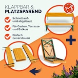 thumbnail of Casaria Bierzeltgarnitur mit Lehne 170 cm 1 Biertisch 2 Bierbänke 3 tlg Festzeltgarnitur