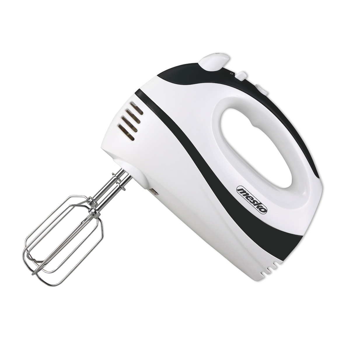 Mesko MS 4227b Handmixer 550 Watt Rührbesen Knethaken weiß/schwarz