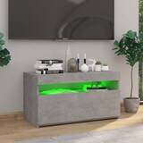 thumbnail of vidaXL TV-Schrank mit LED-Leuchten Betongrau 75x35x40 cm