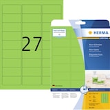 thumbnail of HERMA Etikett 5143 63,5x29,6mm neongrün 540 St./Pack.