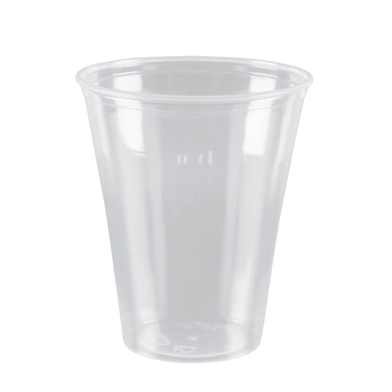 1200x Ausschankbecher, mit Schaumrand, PS, klar, 300ml