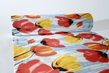 thumbnail of MANK Tischläufer aus Airlaid - Ivonne in Blau, 40 cm x 24 m , 1 Stück - Mohnblumen Floral Blüten