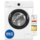 thumbnail of Exquisit Waschmaschine 6kg, Energieeffizienzklasse A, max. 1000 U/min, ECO 40-60, Höhenverstellbare Füße, 16 Waschprogramme, WA56110-020A weiss