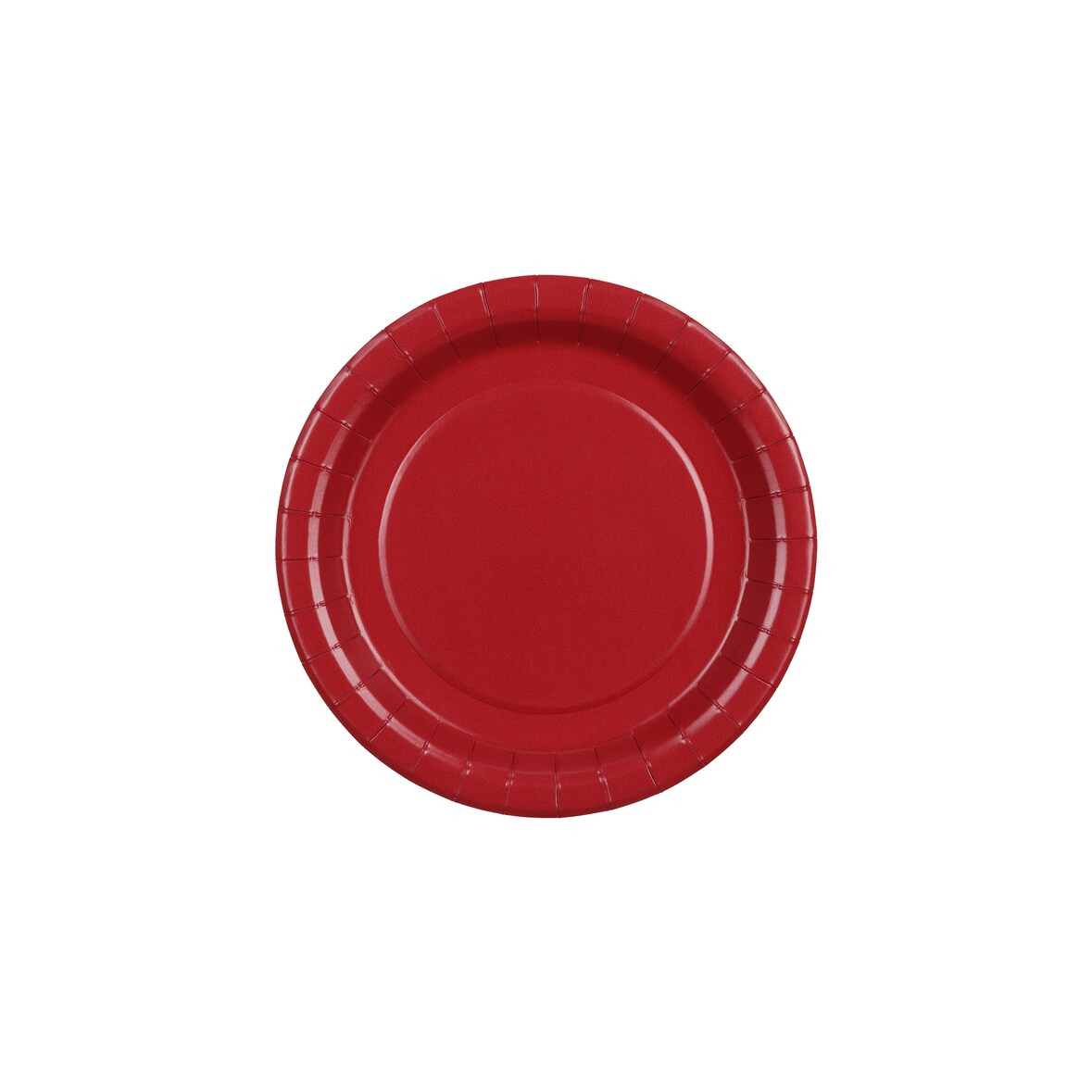 6 Pappteller 18cm Partyteller Einwegteller plastikfrei Partygeschirr Geburtstag Kindergeburtstag Partydeko Tischdeko Dunkelrot