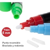 thumbnail of Pack de 6 Rotuladores de Tiza Líquida Borrable RT1 Colores Surtidos KORES