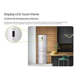 thumbnail of INFINITON Frigorifico Combi FGC-322TC85XCA, 322 l, 185 cm, Total No Frost, Inverter, Display LED, C, Inox