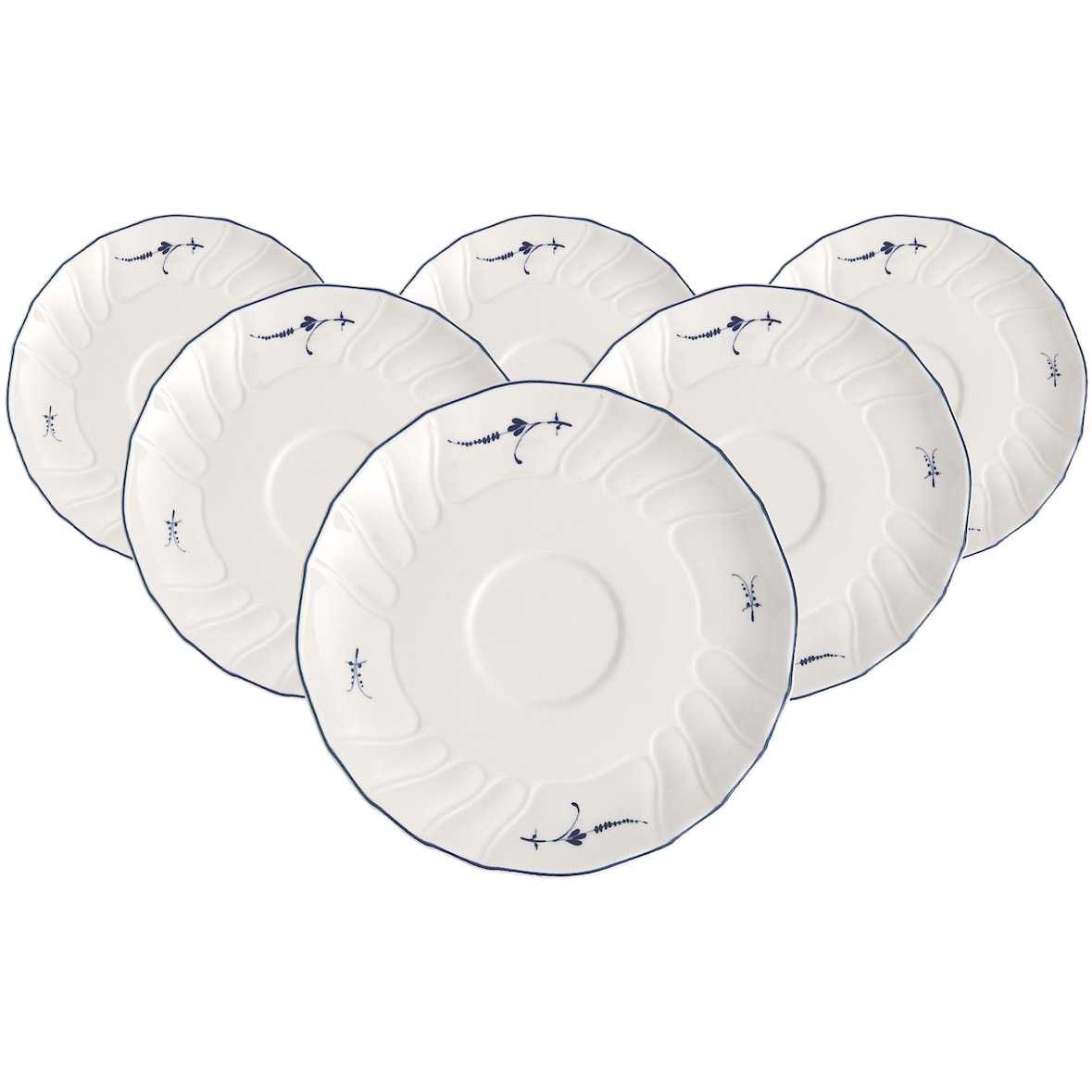 Villeroy & Boch Vieux Luxembourg Kaffeeuntertasse ø 14 cm 6er Set