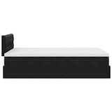 thumbnail of vidaXL Ottoman-Bett mit Matratze Schwarz 120x200 cm Samt