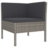 thumbnail of vidaXL 12-tlg. Garten-Lounge-Set mit Auflagen Poly Rattan Grau