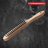 thumbnail of FM Professional 28 cm barbecueborstel van hout en staal