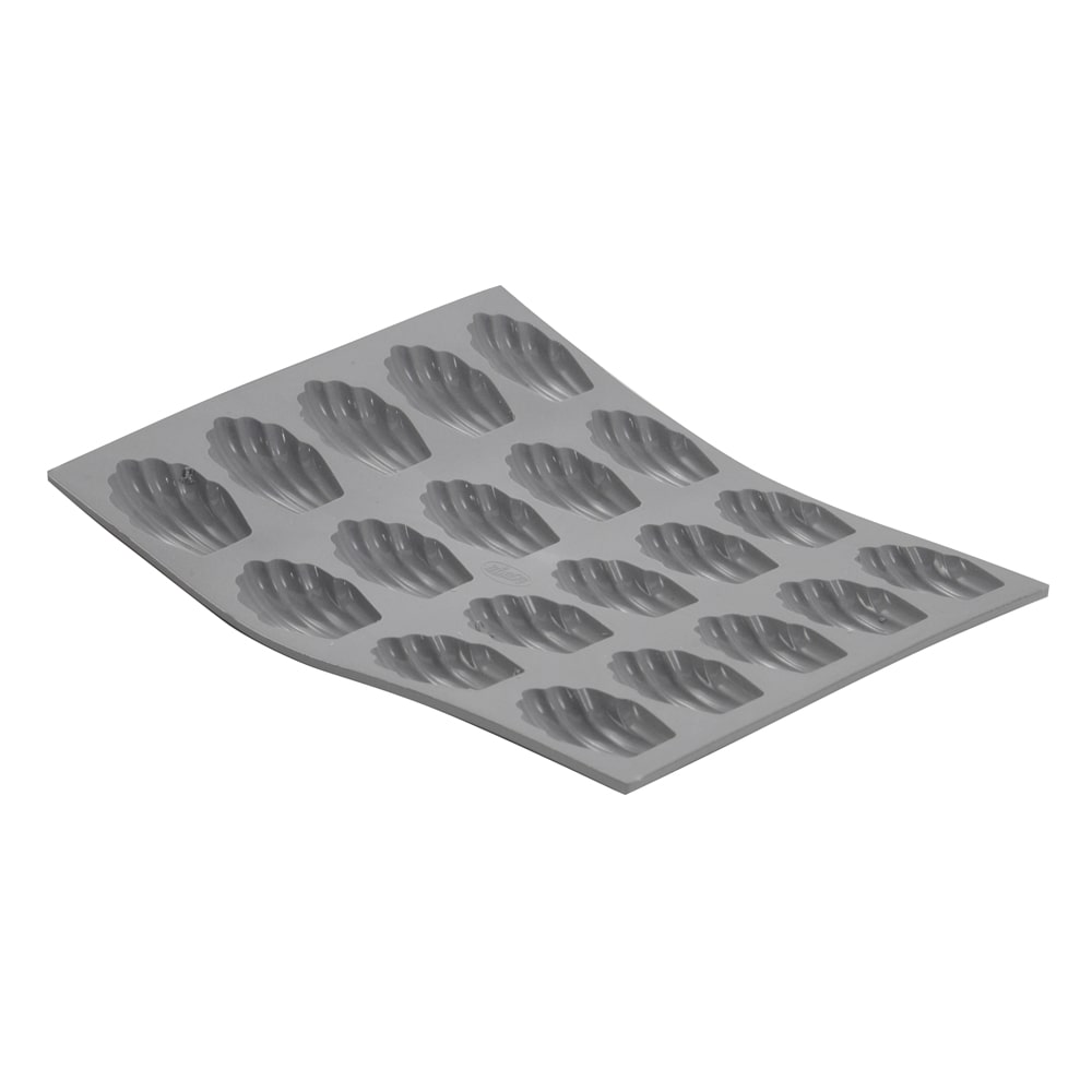 DE BUYER Form 20 mini madeleine elastomoules Grau Rectangle Silicone