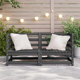 thumbnail of vidaXL Tuinhoekbank 2 st massief grenenhout grijs