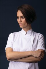 thumbnail of Chef Works® Damenkochjacke SPRINGFIELD, Reissverschluss, Cool Vent™ & lite, Weiß, Größe S