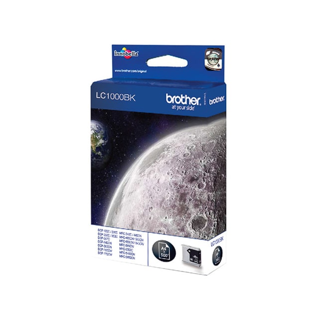 Cartucho De Tinta Original Brother Lc1000-Bk/ Negro