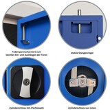 thumbnail of PROREGAL Stahlschrank BEE mit 6 verzinkten Fachböden | HxBxT 195x120x60cm | Grau-Blau | Werkstattschrank Werkzeugschrank Aktenschrank Universalschrank