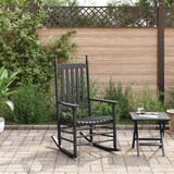thumbnail of vidaXL Schaukelstuhl mit Gebogener Sitzfläche Massivholz Pappel, Gartenstuhl, Outdoor Stuhl, Outdoor Schaukelstuhl, Terrassenstuhl