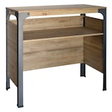thumbnail of Mostrador Bristol 110x40x108cm en madera maciza de pino acabado vintage estilo industrial