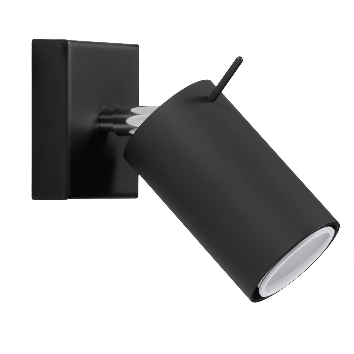 Projetor de parede ETNA metal preto 1x GU10 máx. 40 Watt LE26781