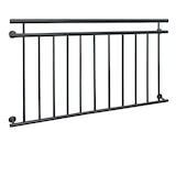 thumbnail of ECD Germany Französischer Balkon 90x156 cm Anthrazit matt | 11 Stäbe, Stahl pulverbeschichtet, Fenstergitter