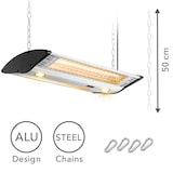 thumbnail of TROTEC Design-Deckenheizstrahler IR 2000 C | Zweistufige Heizleistung 1000 W, 2000 W