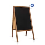 thumbnail of Kundenstopper »Kreidetafel-Aufsteller L« aus Holz, 61x118 cm