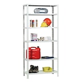 thumbnail of SimonRack Metallregal mit Schrauben 2000x800x300 mm, 6 Böden, 100 kg Biegepunkt, Weiss - Comfort