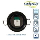 thumbnail of San Ignacio LA DEHESA - Geëmailleerde Honda Paella pan met handvatten 24 cm