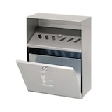 thumbnail of Wandasbak RVS zilver 6,5L | 280x140x373(h)mm