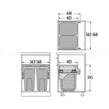 thumbnail of Hailo Wäschesammler 3270691 Laundry Carrier LC Slide SC 66 Liter