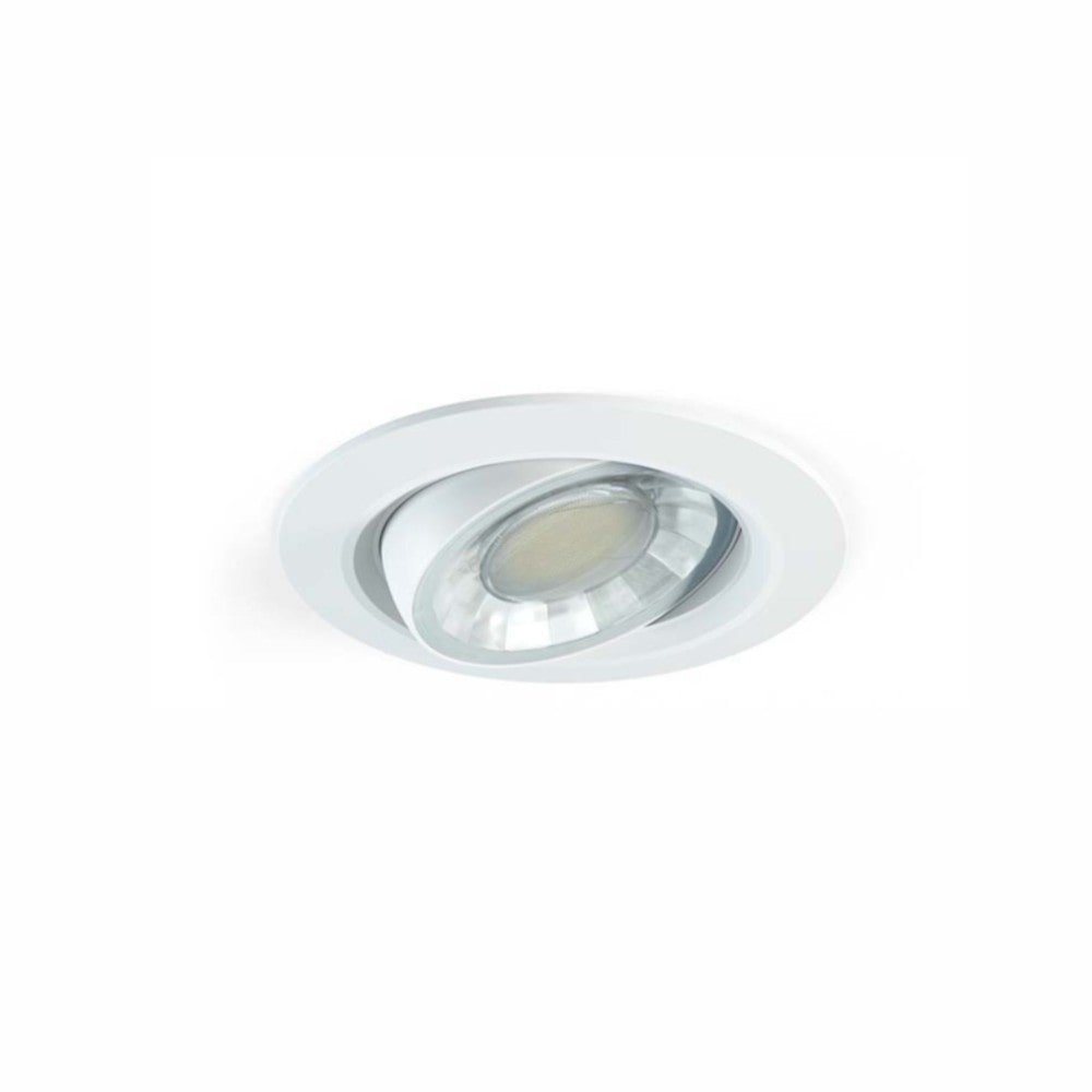 Spot LED redondo embutido ajustável regulável 8W IP44 4000k
