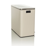thumbnail of Recogedor de residuos / sistema de separación de residuos Clean 9 - 54L (3x18L) acero beige hjh OFFICE