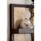 thumbnail of Wandregal 30x80x10 cm Mango Massivholz / Metall Hängeregal Industrial, Design Schweberegal Rechteckig, Regal Hängend Wohnzimmer, Holzregal Wand mit 4