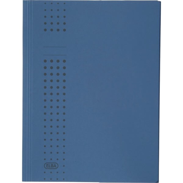 ELBA Sammelmappe chic Karton dunkelblau