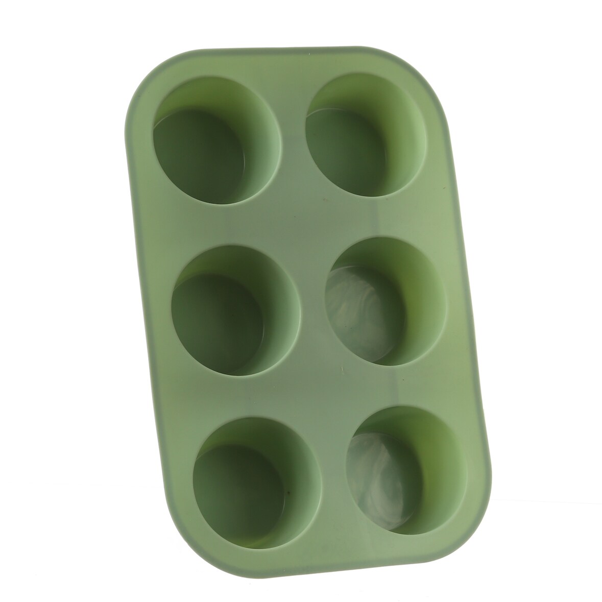Muffinform für 6 Muffins Platinum Silikon mintgrün Backform Cupcake